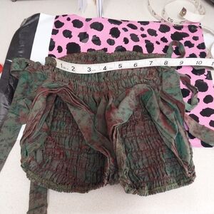 Bloomer - Ruched Iridescent Shorts